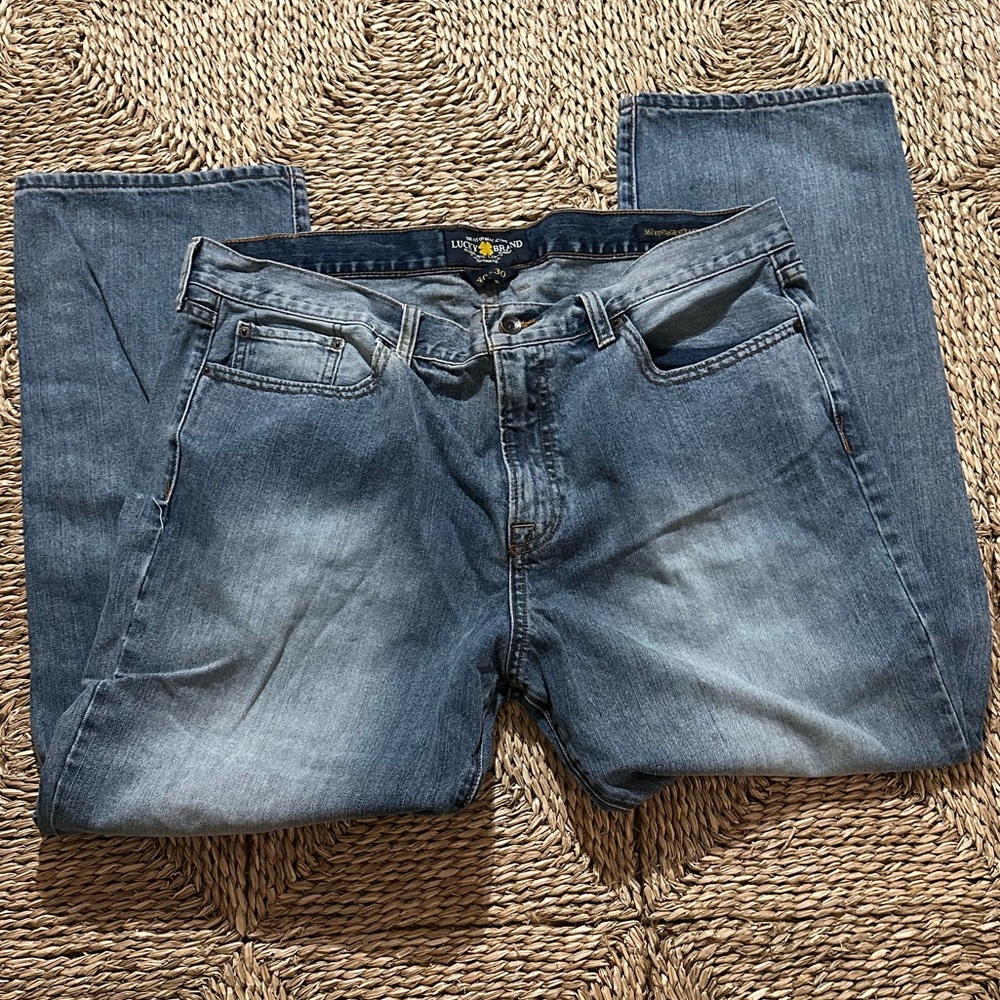 Lucky Brand Men's Blue Jeans - Size 40 x 30